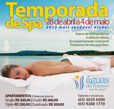circuito chic, Spa Águas do Manso Spa & Resort