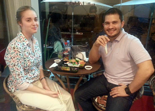 circuito chic, Felipe Garcia Nogueira, Ana Luiza Hoffman, Xining Comida Oriental