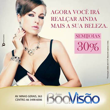 circuito chic; Optica Boa Visão; ID Propaganda
