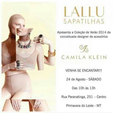 circuito chic; Lallu Sapatilhas; Camila Klein Acessórios