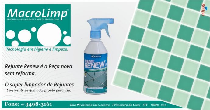 circuito chic; Macrolimp; Rejunte Renew