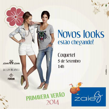 circuito chic; Zaie; Novos Looks; Le Lis Blanc; Forum; John John