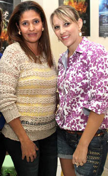 coluna christiano coelho; circuito chic; Janilucia Valerio; Cerielen Silva Busanello